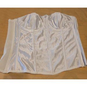 38DD White Corset no straps w boning Corset Feminine